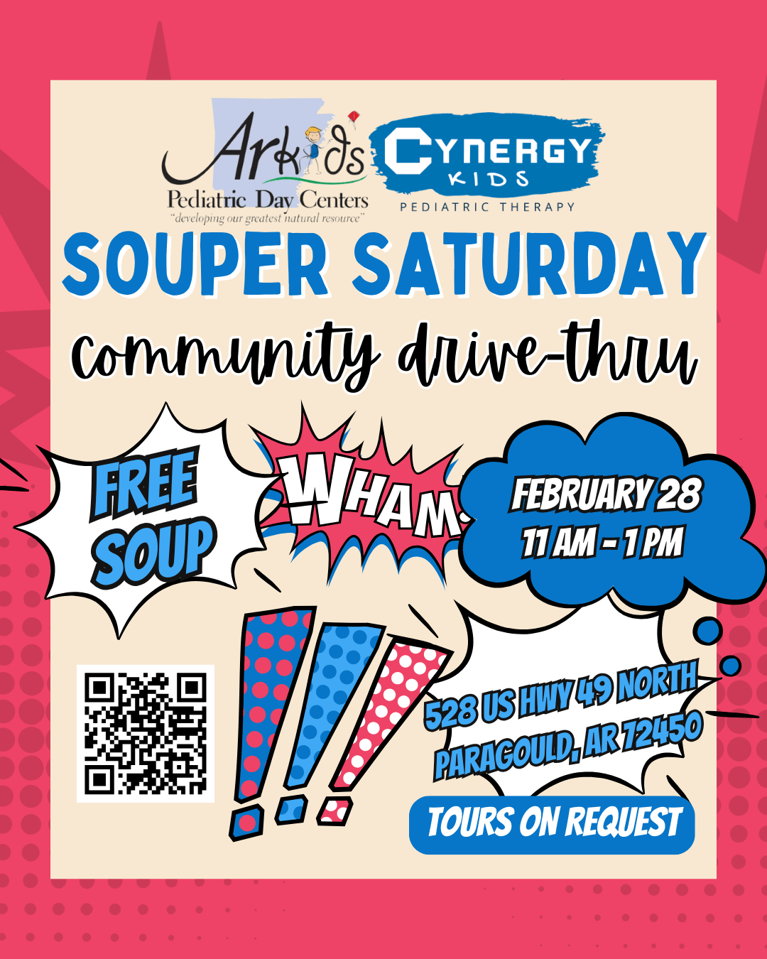 Souper Saturday Community Drive-thru - Feb 28 11:00 - 1:00 PM