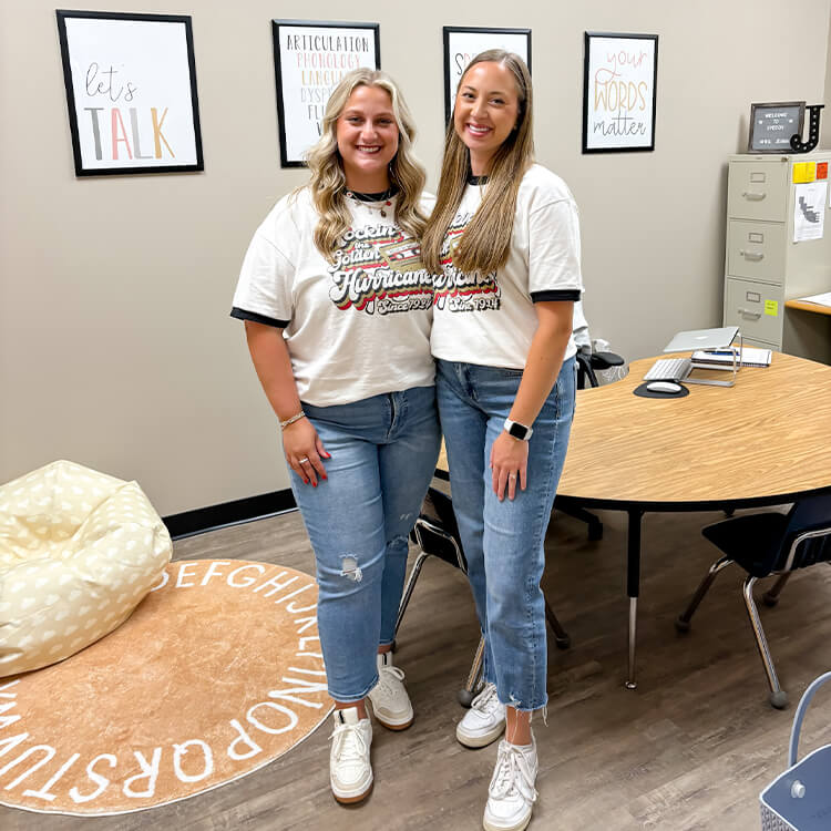 Two Speech Therapist in classroom Two Speech Therapist in classroom